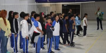 Realizan torneo regional de cachibol matemático 2026 de primarias estatales de Juárez uárez