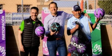 Entrega alcalde Marco Bonilla cancha de futbol rápido en “El bule” gracias al presupuesto participativo