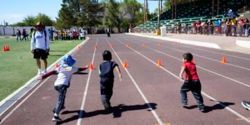 Reúnen a 325 estudiantes de preescolar en segunda copa de atletismo en Ciudad Juárez