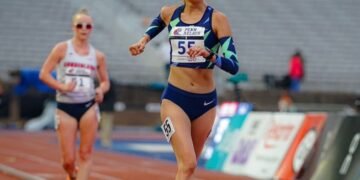 Alegna González ganó oro en los Penn Relays de Philadelphia, atleta de meta olímpica