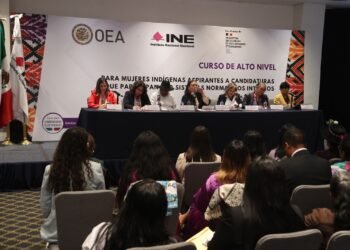 Inauguran INE y OEA el curso “Martha Sánchez Néstor”, para fortalecer el liderazgo político de mujeres indígenas