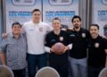 Hacen equipo alcalde Marco Bonilla y Lalo Nájera para impulsar a niñas y niños en el básquetbol