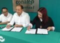 Fortalecen Conalep e INAH colaboración institucional con firma de convenio
