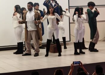 Presentan estudiantes del Conalep Juárez III el musical Hamilton como proyecto académico de inglés