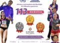 Atletas capitalinos destacan con 113 medallas en la Olimpiada Nacional 2026