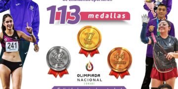 Atletas capitalinos destacan con 113 medallas en la Olimpiada Nacional 2026