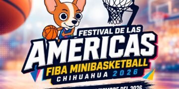 Chihuahua capital será sede del festival minibasket de las Américas FIBA 2026