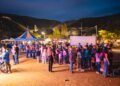 Disfrutan cientos de ciudadanos del festival minero en la localidad de Santo Domingo