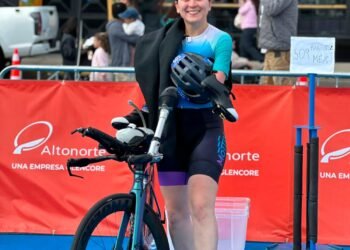 La chihuahuense Daniela Martínez debuta en el ranking internacional de paratriatlón