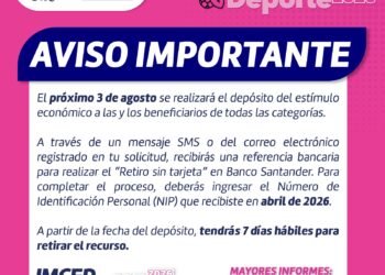 Realizará gobierno municipal pago de mi beca Chihuahua deporte este 3 de agosto