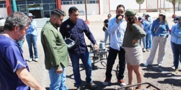 Fortalece UT Camargo la formación docente con capacitación en drones agrícolas
