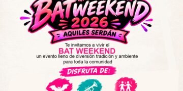 Todo listo para otra edición de el bat weekend en Santa Eulalia el sábado a las cinco