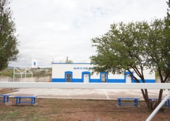 Rehabilita Municipio cancha deportiva en la comunidad rural de El Chuvíscar