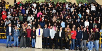 Encabeza Hugo Gutiérrez ceremonia por 46 aniversario de la secundaria federal 5