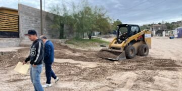 Gestiona UT Paso del Norte rehabilitación de calles en puerto anapra tras lluvias